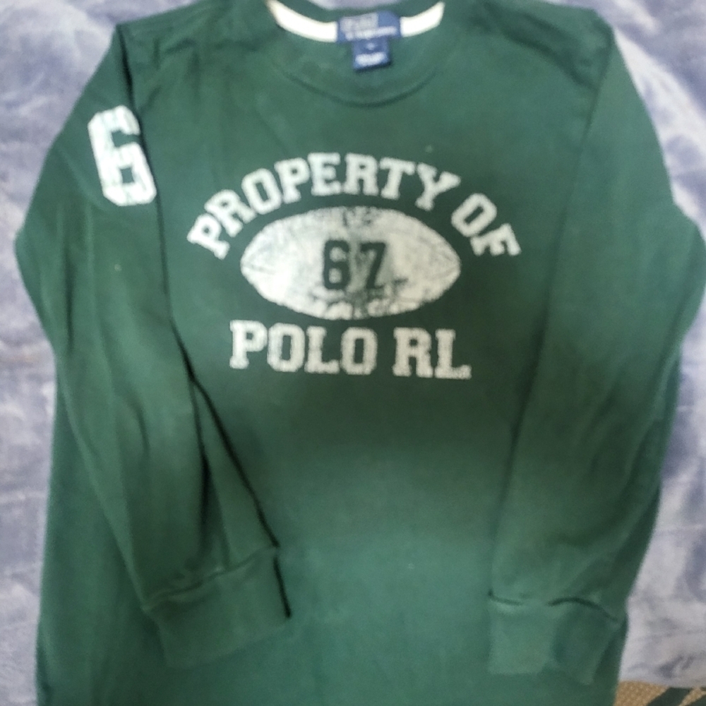 Polo by Ralph Lauren Kids Green Long Sleeve Shirt
